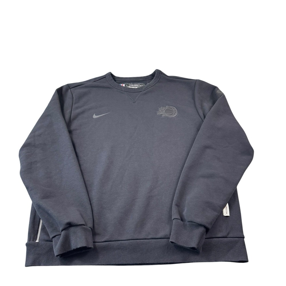 Nike Engineered Black Orlando‎ Magic Men's Crewneck Sweater Size Large Mint